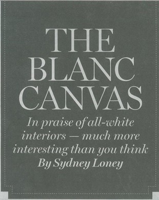National Post: White Decor