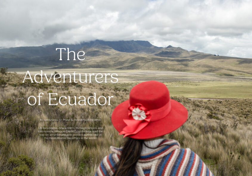 person facing open field and mountains